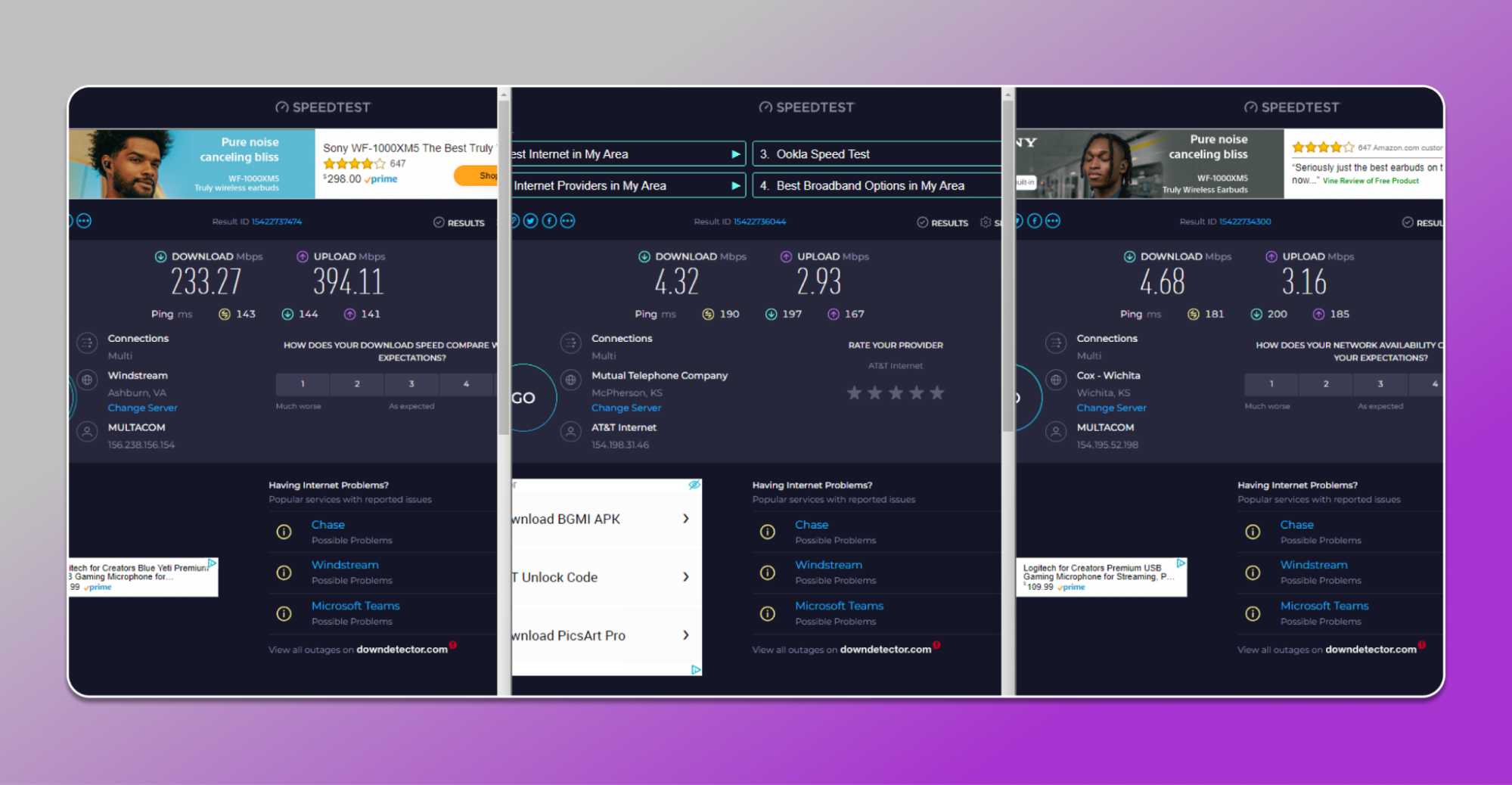 speedtest