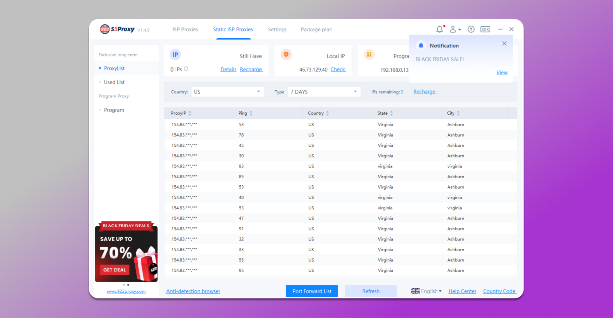 Download and install the program