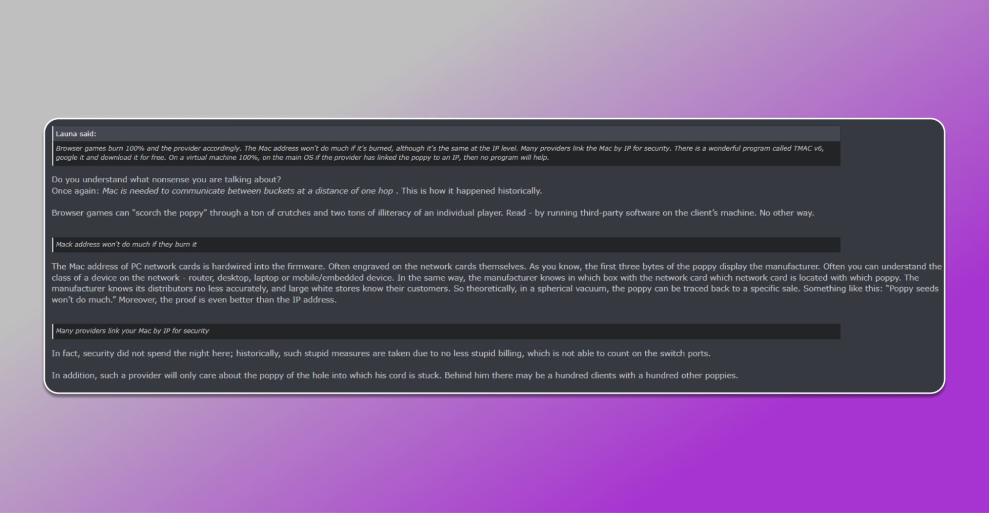 discussion from the Antichat forum