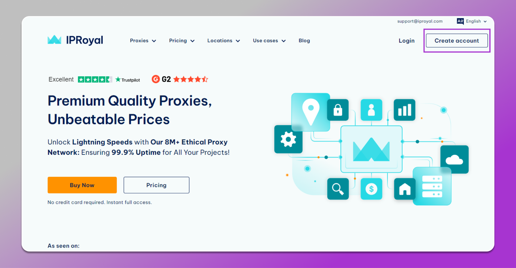 Registration and Balance Replenishment in IPRoyal