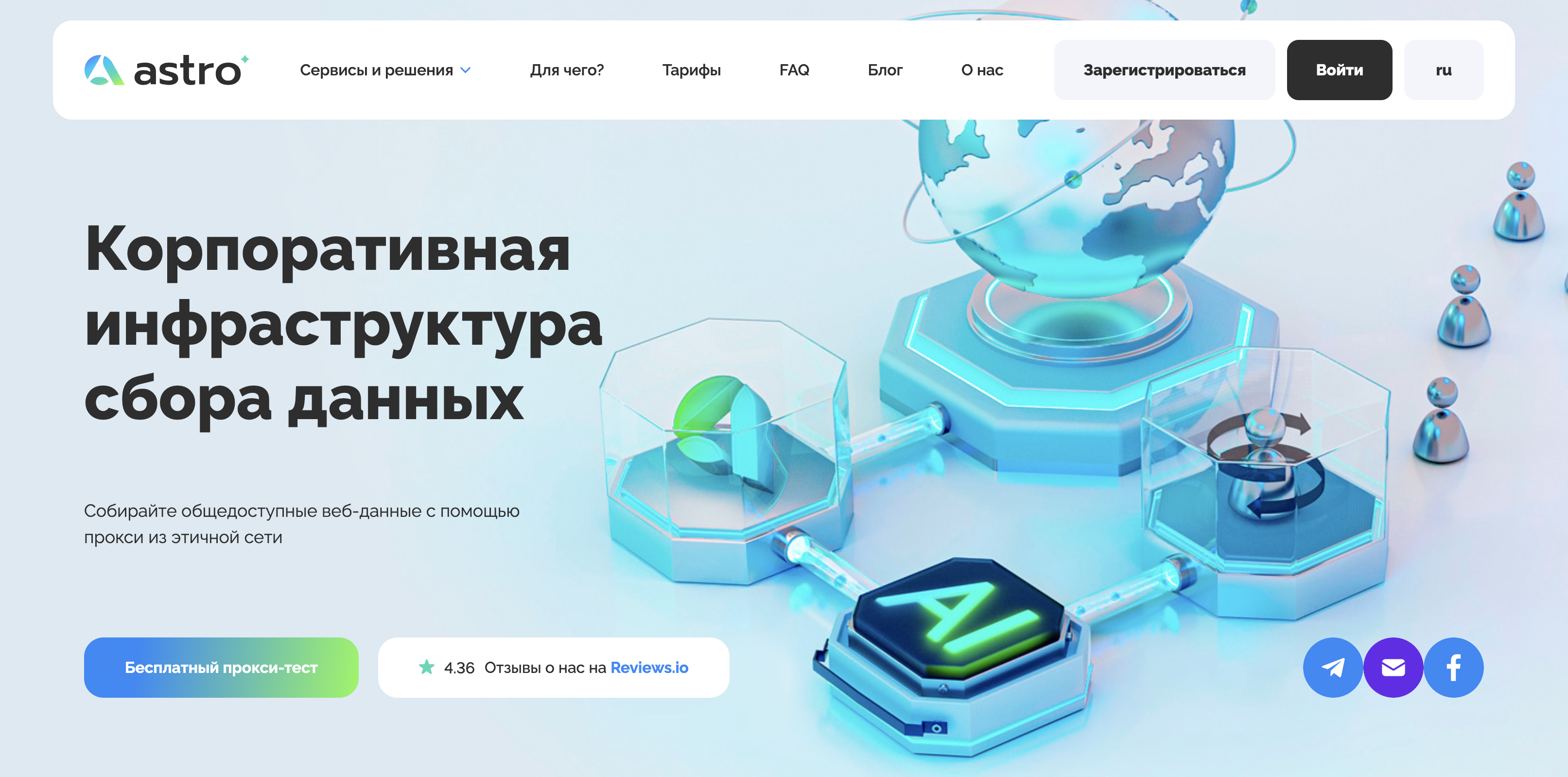 Сайт Astro