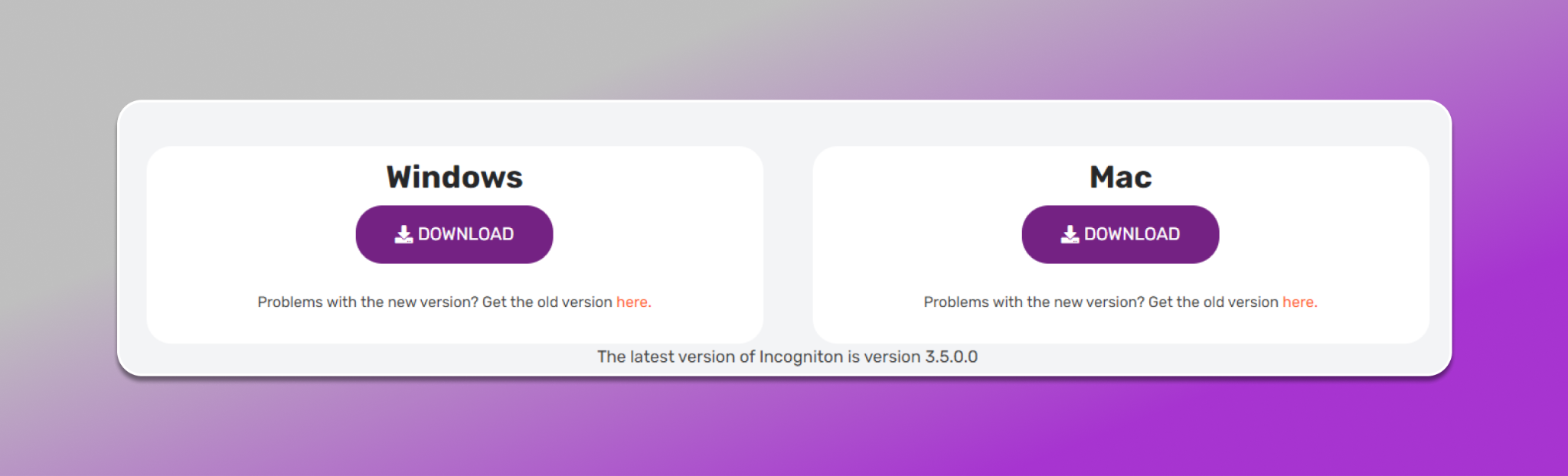 Incogniton download