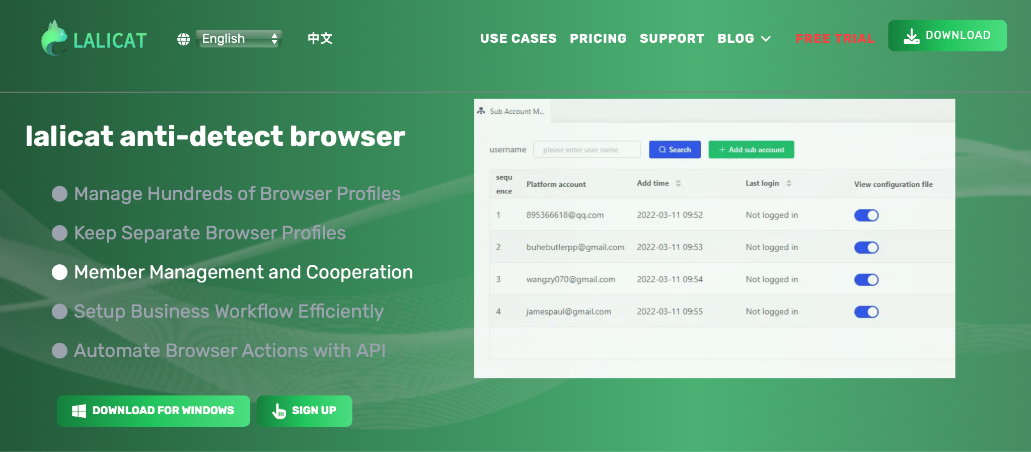 Lalicat Antidetect Browser 