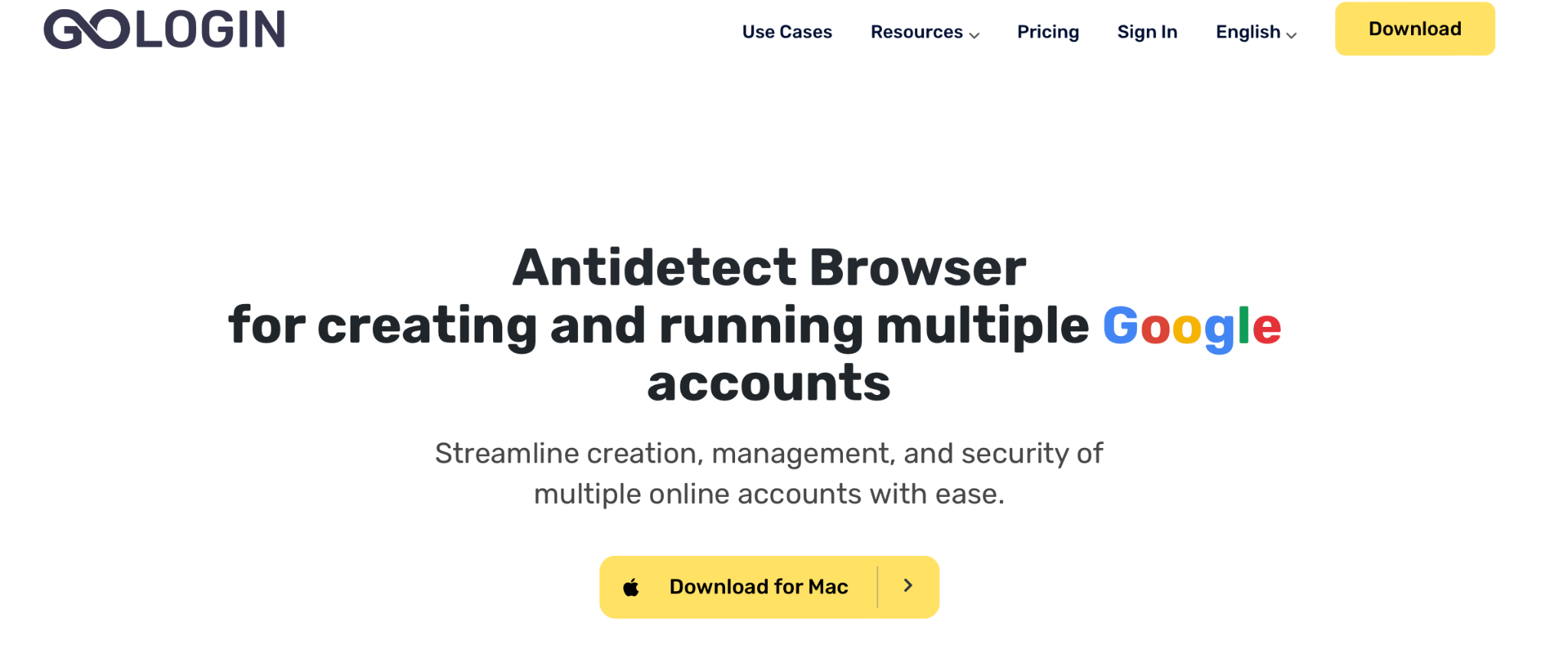 Antidetect Browser GoLogin