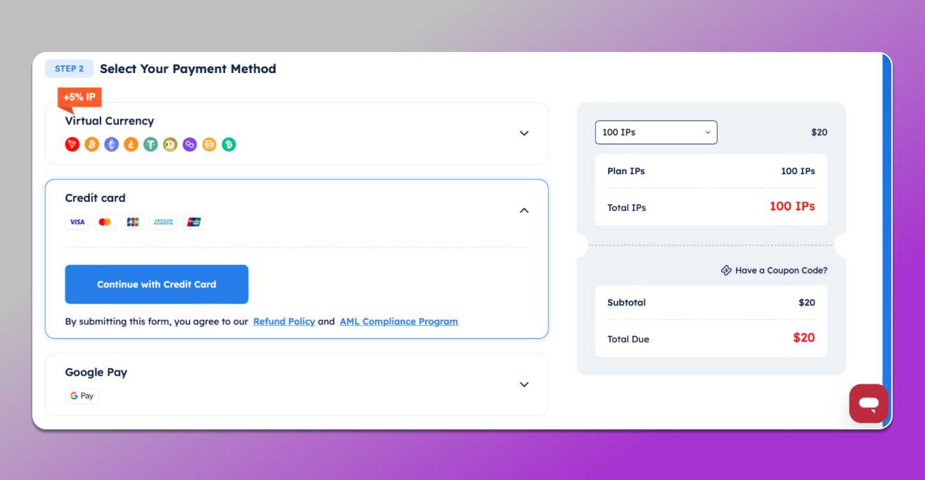 Payment method