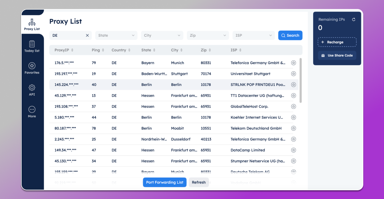 9Proxy App
