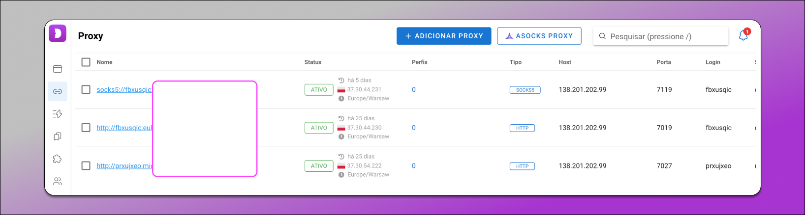 Proxy Dolphin Anty