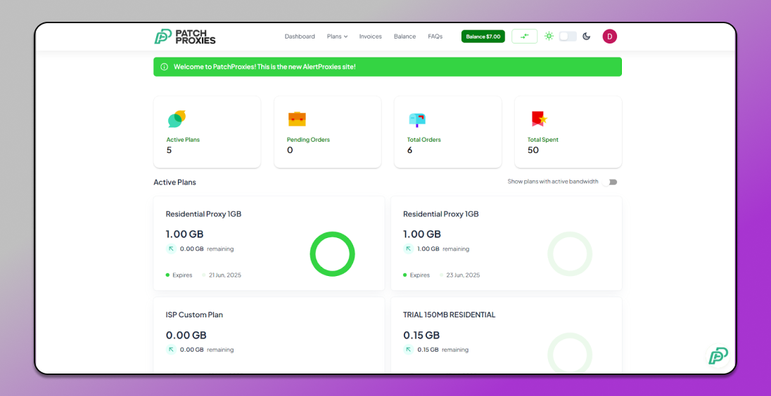 PatchProxies Proxies Dolphin Anty