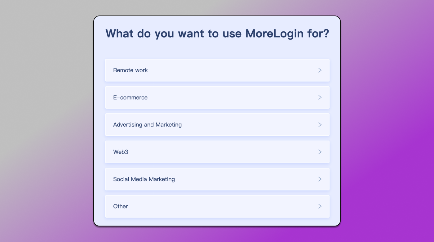 Use of MoreLogin Dolphin Anty