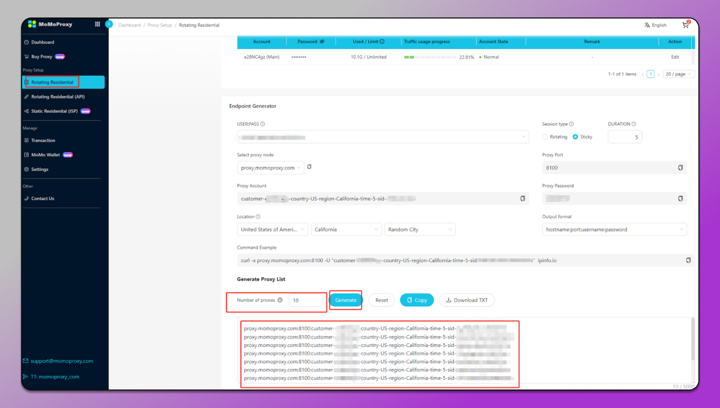 Mass Proxy Setup Dolphin Anty