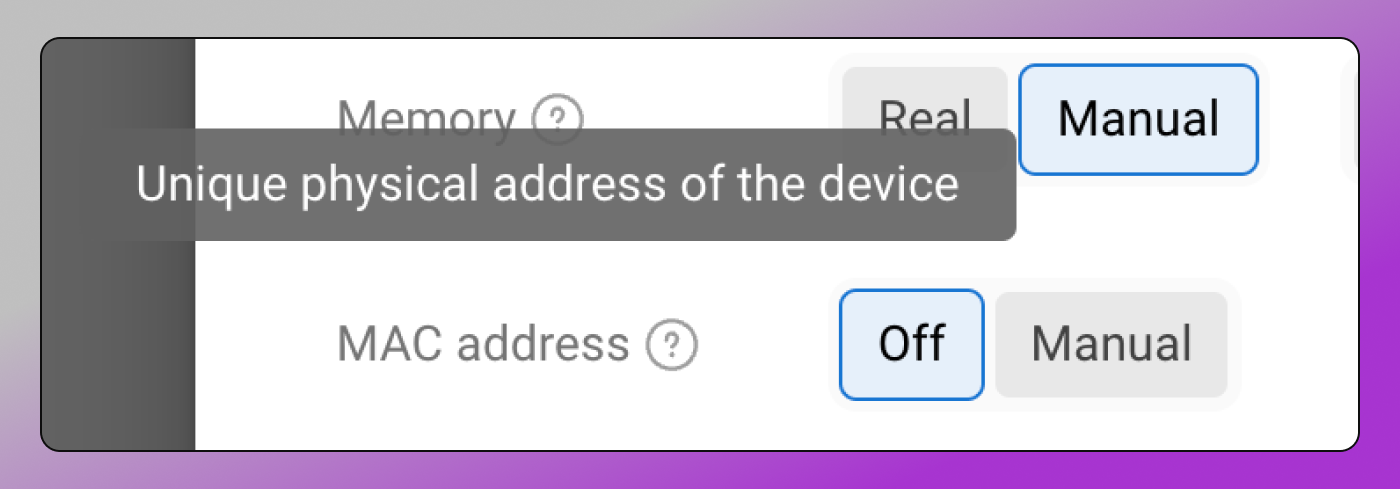 MAC Address Dolphin Anty