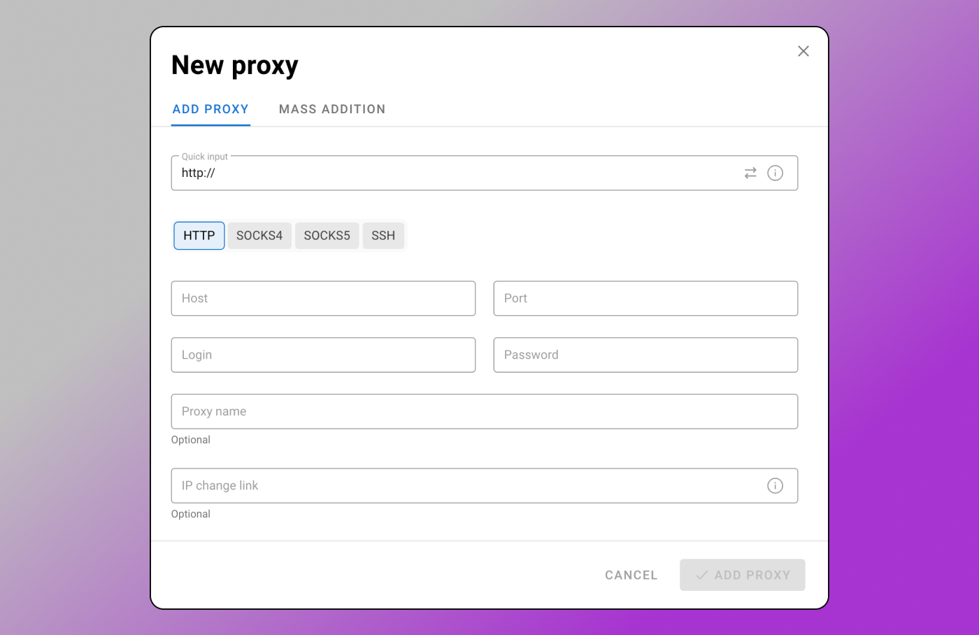 New proxy Dolphin Anty