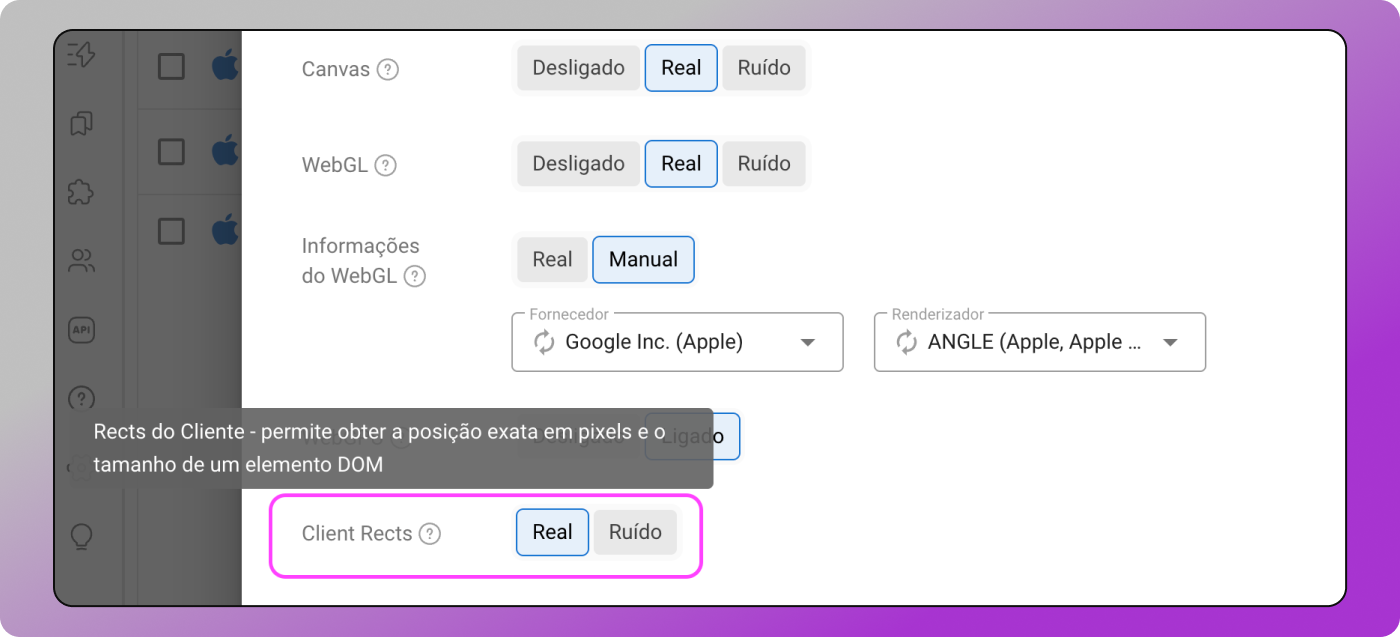 Client Rects Dolphin Anty